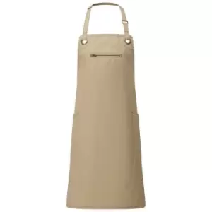 Premier Barley Recycled Full Apron (One Size) (Khaki/Brown)