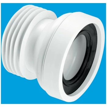 Straight Rigid WC Connector - 110mm Outlet - Mcalpine