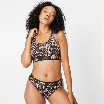 Biba BIBA Soft Cotton Thong - Leopard