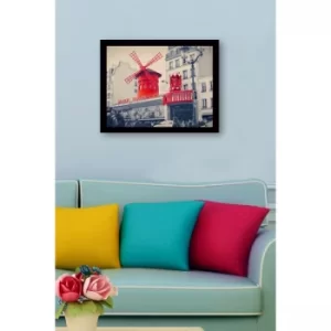 SC0622 Multicolor Decorative Framed MDF Painting