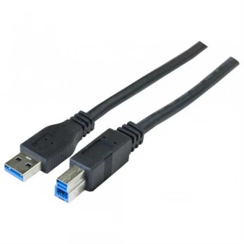 Usb3.0 A To B M.m Black Cable 1.8m