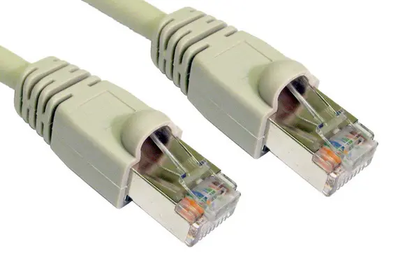 Cables Direct Cables Direct - Patch cable - RJ-45 (M) - RJ-45 (M) - 1m - FTP - ( CAT 6 ) - snagless booted - grey B6ST-701