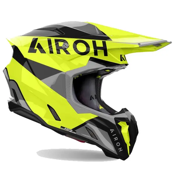 Airoh Twist 3 King Yellow Grey Offroad Helmet S