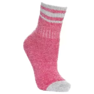 Trespass Childrens/Kids Vic Anti-Blister Boot Socks (9-12 Child UK) (Raspberry Marl)