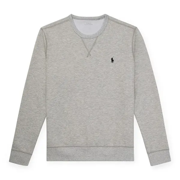 POLO RALPH LAUREN Logo Crew Neck Tech Sweatshirt - Grey S