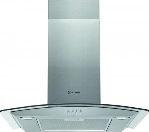 Indesit IHGC65LMX 60cm Integrated Chimney Cooker Hood