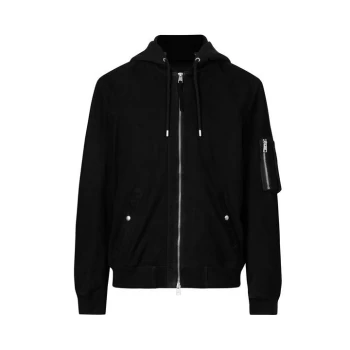 AllSaints Izaka Bomber Jacket - Black