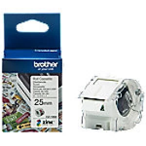 Brother Zink Label Roll Cassette CZ-1004 White 25mm x 5 m