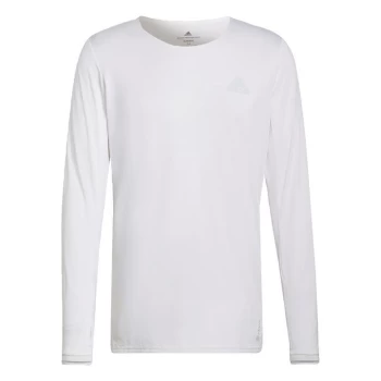 adidas Fast Long-Sleeve Top Mens - White