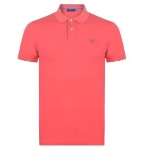 Gant Gant Short Sleeved Polo Mens - Red 648