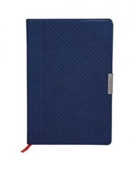 Ted Baker A5 Brogue Geo Notebook - Navy, One Colour, Women