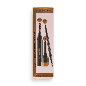 Revolution Beauty Ultra Brow Builder Kit (Various Shades) - Light Brown