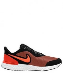 Nike Revolution 5 Extension, Black/Red, Size 7, Men