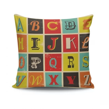 NKRLNT-004 - No Filling Multicolor Cushion Cover