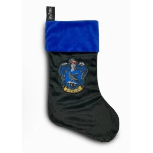 Ravenclaw Harry Potter Fleece Christmas Stocking Woven Badge 47x30cm