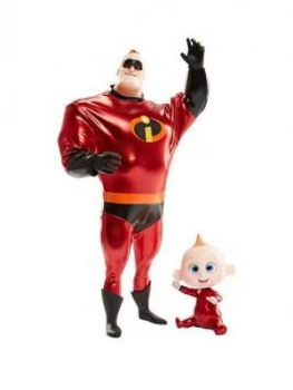 Disney The Incredibles Incredibles 2 11" Mr. Incredible And Jack Jack Action Doll