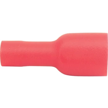 6.30MM Fully Insulated Red Female Push-on (100) - Kennedy