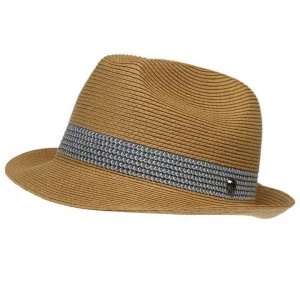 Ted Baker Straw Trilby Hat - Natural