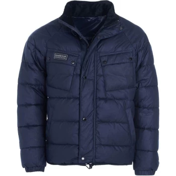 Barbour International Transmission Hoxton Baffle Wax - Night Sky NY71