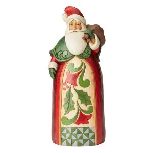 Santa with Bag Figurine