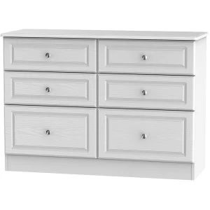 Robert Dyas Montego Ready Assembled 6-Drawer Midi Chest