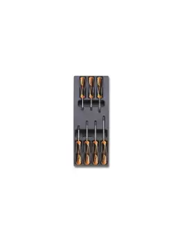 Beta Tools T205 7pc "Grip" Torx Screwdriver Set in Hard Tray for Roller Cabs