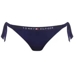 Tommy Bodywear Logo Cheeky Bikini Bottoms - Blue