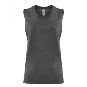 Next Level Womens/Ladies Festival Sleeveless Tank Top (S) (Charcoal Grey)