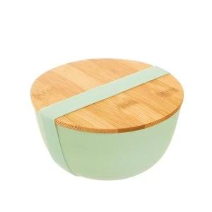 Sass & Belle Mint Green Bamboo Bowl with Lid