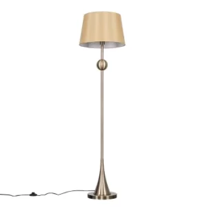 Gillespie Floor Lamp in Antique Brass