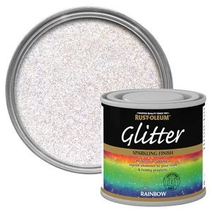 Rust-Oleum Rainbow Glitter effect Gloss Multi-surface Special effect Paint 125ml