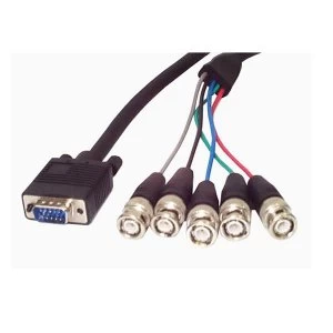 StarTech 6ft Coax HD15 VGA to 5 BNC