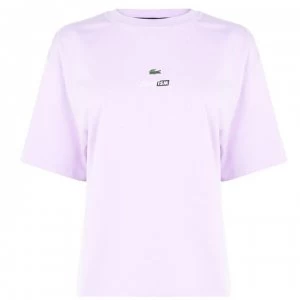 Lacoste L!ve Box T Shirt - Provence Purple