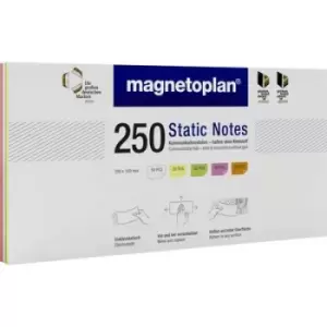 Magnetoplan Sticky note 11250210 200 mm x 100 mm White, Yellow, Green, Rose, Orange 250 pc(s)