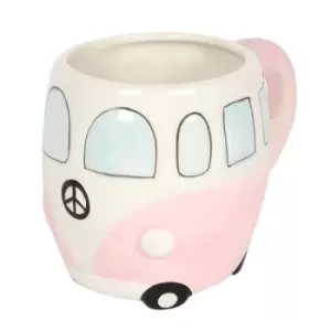 Pale Pink Campervan Mug