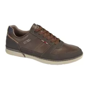 Route 21 Mens Leisure Shoes (7 UK) (Dark Brown)