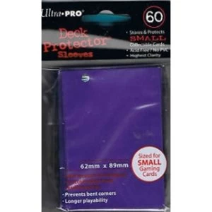 Ultra Pro Small Purple 60 Pack Deck Protectors - 10 Packs