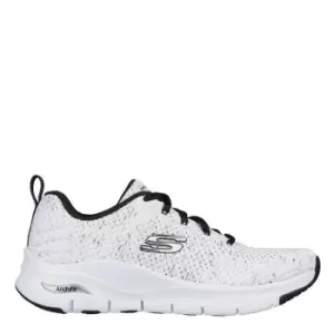 Skechers Knit Lace-Up W Air-Cool - White