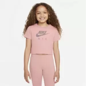 Nike Sportswear Big Kids (Girls') Cropped T-Shirt - Pink