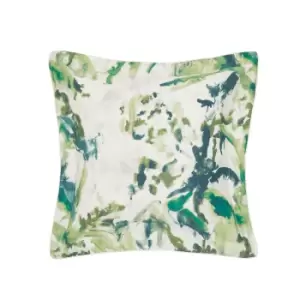 Zoffany Long Water Botanical Square Oxford Pillowcase, Serpentine/Prussian