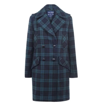 Jack Wills Merrow Black Watch Jacket With Wool - Green