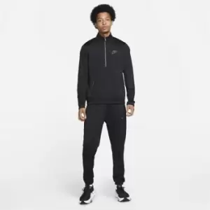 Nike Poly-Knit Basic Tracksuit Mens - Black