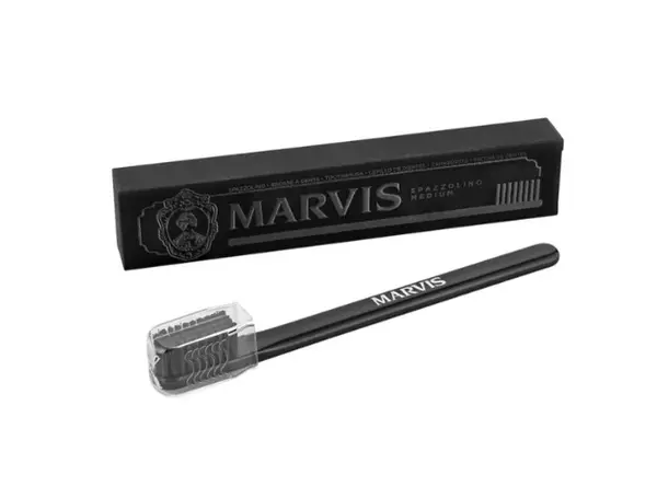 Marvis Black Medium Toothbrush