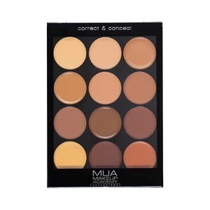 MUA Professional Correct and Conceal Palette Dark Multi