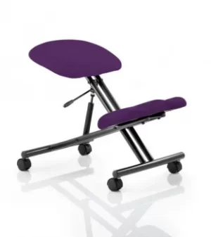 Kneeling Stool Black Frame Bespoke Colour Tansy Purple