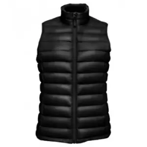 SOLS Womens/Ladies Wilson Lightweight Padded Bodywarmer (L) (Black)