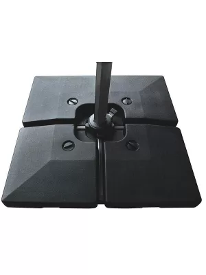 4 X 20Kg Water Filled Base Segments For Royce Cantilever Parasols