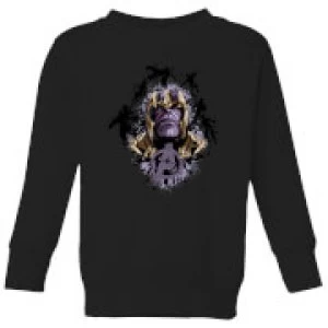 Avengers Endgame Warlord Thanos Kids Sweatshirt - Black - 9-10 Years