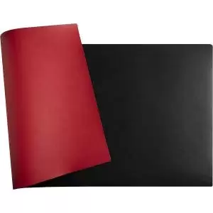 Exacompta Home Office Desk Mats 35x60cm BlackRed 29121E 17564EX