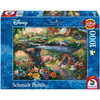 Thomas Kinkade: Disney Alice in Wonderland (2021 Edition) - 1000 Pieces